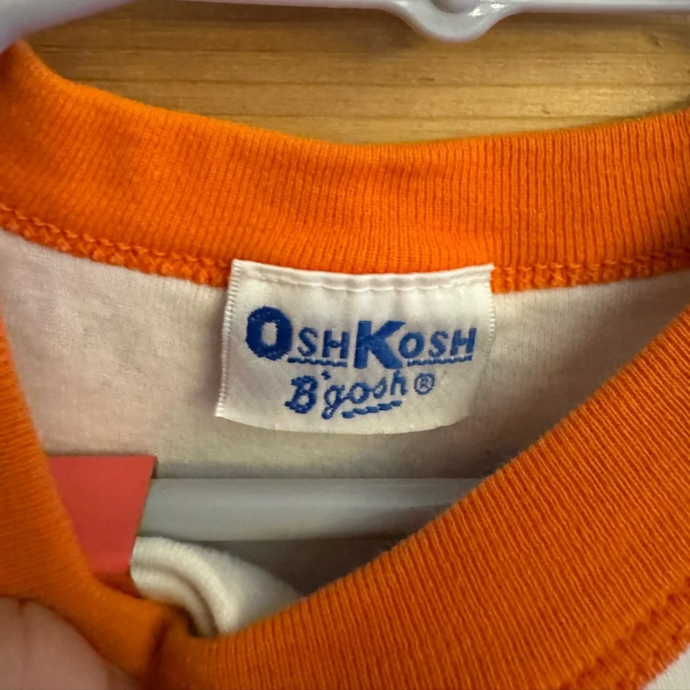 Vintage OshKosh Bgosh 12-18 Months Halloween 2 Piece Pajama Set Ghosts Pumpkin